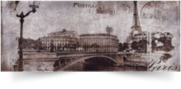 Postcard grey 1 Decor 20x50 Ceramika Konskie